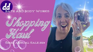 Shopping Haul  Bath and Body Works Semi Annul Sale Haul  Shower Gel and Soap  Bridgerton Line [upl. by Breskin177]