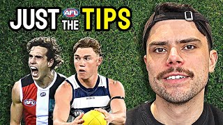 AFL Round 1 Predictions  JUST THE TIPS 2024 [upl. by Delphina]