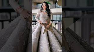 hairstyle for gown in wedding reception  short  you tube  girls fashion [upl. by Onaivlis309]