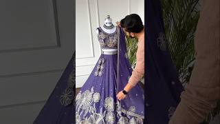 Lehenga Making Process  Rosy Purple Real Mirror work Designer Lehenga choli for Wedding lehenga [upl. by Lucina]