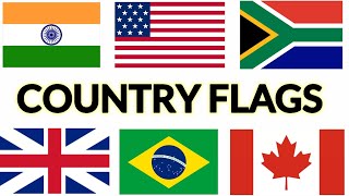 Flags of the world  Country flags of the world  World flags  learn country flags  countryflags [upl. by Andris866]