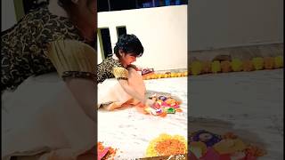 How to prepare rangoli matwith amazon boxsimplerangole [upl. by Yoshiko316]