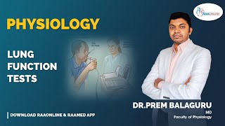 Physiology  Lung Function Tests  Raaonline physiology lungs lungfunction lungfunction [upl. by Ahtenak]