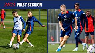 De Ligt amp Mazraouis First Training Session 🤩 [upl. by Sredna]