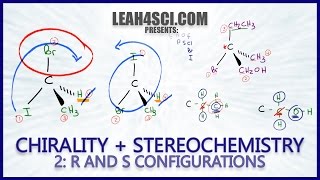 R and S Configuration Using Cahn Ingold Prelog Priority Rules Leah Fisch [upl. by Austreng397]