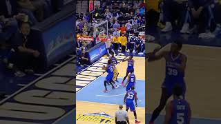 Intense Matchup 76ers vs Nuggets  Watch Q1 Action at 712 from March 25 2015 [upl. by Haliled]