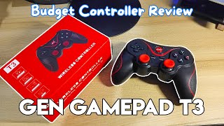 ✨🎮 Review of Gen Gamepad T3 Wireless Controller  Budget Controller Philippines [upl. by Seavir328]