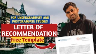 How to Write Letter of Recommendation to win any Scholarship [upl. by Clower]