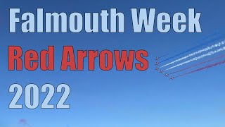 Red Arrows  Falmouth Week 2022  Airshow [upl. by Alisa]