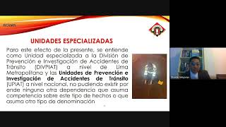 D3 INTRODUCCIÓN A LA INVESTIGACIÓN DE ACCIDENTES DE TRÁNSITO APLICADOS A LA FUNCIÓN POLICIAL [upl. by Araldo520]