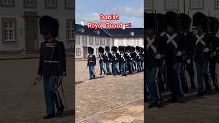 Why are Royal Guards Hats so big Danish Royal Guard bearskin shorts denmark danishroyalfamily [upl. by Richelle949]