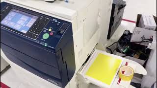 Xerox ApeosPortIV C7780 toner cartridge test [upl. by Getter]