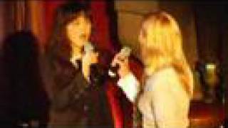 Zooey Deschanel amp Samantha Shelton singing at Upright Cabaret [upl. by Enelrad797]