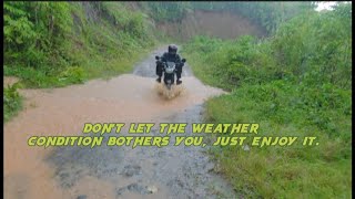 Experiencing Typhoon Agaton While On The Road  Bumuhos Man Ang Ulan Babaha man ang DaanAgatonph [upl. by Yleve]