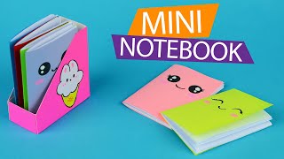 DIY Easy mini notebook  How to make paper notebook  Papercraft [upl. by Odeen]