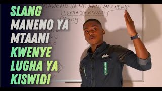 KiswidiJifunze maneno ya mtaani ya kwenye lugha ya kiswidisvenskaswahili [upl. by Darnoc]