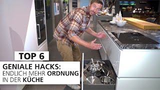 Mit diesen 6️⃣ Hacks kannst du deine Küche organisieren und Ordnung halten  INTERIYEAH [upl. by Kasevich414]