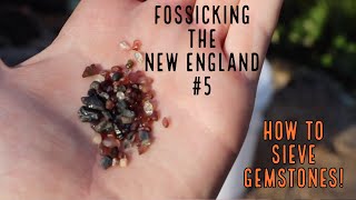 How to Sieve For Gemstones  Fossicking The New England 5 [upl. by Aneeb]