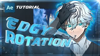 Xenozs Edgy Rotation  After Effect AMV Tutorial [upl. by Currey]