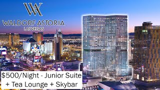 Waldorf Astoria Las Vegas  JUNIOR SUITE Tour [upl. by Ariet]