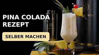 Pina Colada Cocktail Rezept Selber Machen 🍸🥥 [upl. by Augy]