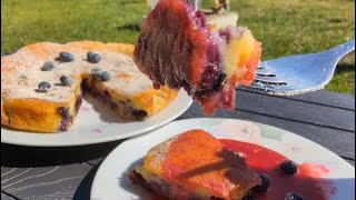 🫐Easy Blueberry Cake Recipe  Soft amp Moist Dessert blueberry desserts cakes [upl. by Eliak966]