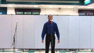 Dinnertainment 2015 Woodside High Darius McCray Love Song [upl. by Damien]