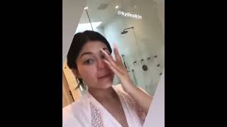 Kylie Jenner Unintentional ASMR  Skincare 💆‍♀️ asmr kyliejenner [upl. by Nosniv]