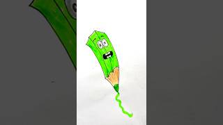 easy kids cartoon drawing ✏️ trending funny comedy fun kids drawing art viralvideo yt easy [upl. by Nanji]