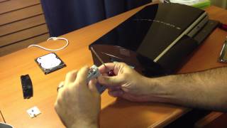 How to Install a Bigger Hard Drive to a PS3 Fat [upl. by Cela]