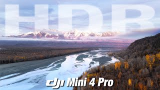 DJI Mini 4 Pro  4K HLG HDR Cinematic Video  ALASKA [upl. by Harwin977]