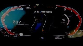 2020 BMW X6 M50i G06 530 HP Acceleration 0200 kmh [upl. by Annerol521]