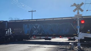 bnsf grain train [upl. by Stent595]