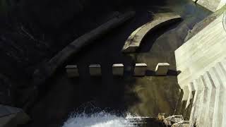 Hinze Dam Spillway Flowing [upl. by Dustie892]