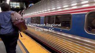 NYC Moynihan Hall Penn Station to Washington DC Train Ride [upl. by Sladen571]