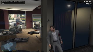 GTA 5  Michael De Santa Five Star Cop Battle At Ponsonbys  Five Star Escape  No Commentary [upl. by Krucik961]