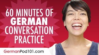 60 Minutes of German Conversation Practice  Improve Speaking Skills [upl. by Aloise917]