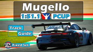 iRacing Porsche 992 Cup Mugello Track Guide  1511 [upl. by Idnem]