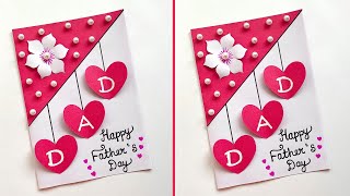 Fathers Day Greeting Card Ideas  Cute amp Easy Fathers Day Card  DIY Happy Fathers Day Card 2024 [upl. by Leirad481]