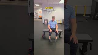 Ankle inversion and eversion ankleexercises physicaltherapy fitnessgoals exercise stability [upl. by Meredith]