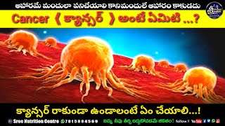 Cancer Explained What is Cancer  Causes Symptoms Sree Nc  SreeKrishna Boini  HerbalifeNutrition [upl. by Eerbua]