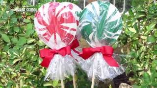 How to Make Giant Lollipops with Paper Plates [upl. by Acinot830]