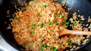 HOW TO MAKE A DELICIOUS CHINESE FRIED RICE RECIPE [upl. by Tijnar]