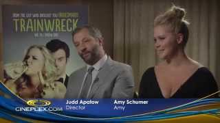 Amy Schumer amp Judd Apatow Trainwreck  Cineplex Interview [upl. by Llewop]