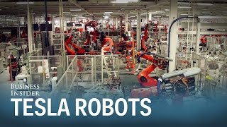 Meet Iceman and Wolverine — the 2 coolest robots in Teslas factory [upl. by Cavan]