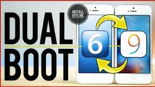 Dual boot iOS using Coolbooter Offline via installing local IPSW File [upl. by Bradwell]