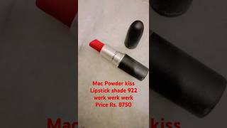 MAC Powder Kiss Lipstick shade922 werk werk werk Rs8750diary page subscribe myyoutubechannal [upl. by Federico]