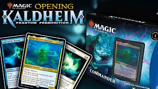 Opening Kaldheim Phantom Premonition MTG commander deck [upl. by Zora]