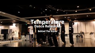 PSYCHIC FEVER  Temperature Prod JP THE WAVY Dance Rehearsal Behind The Scene [upl. by Redmund259]