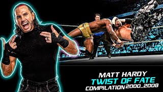 Wwe Matt Hardy Twist Of Fate Compilation 20002008 [upl. by Llednol]